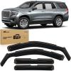 Nilight in Channel Rain Guards Smoke Tint, Reduce Wind Noise(GMC Yukon 2021-2024)