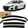 Nilight in Channel Rain Guards Smoke Tint, Reduce Wind Noise(Nissan Altima 2019-2025)