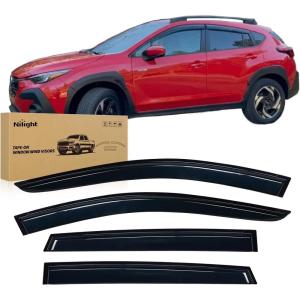 Nilight Window Rain Guards for Toyota Corolla 2014 2015 2016 2017 2018 2019, Out-Channel Window Visors Vent Wind Deflectors-4PCS(Subaru Crosstrek 2024 2025)