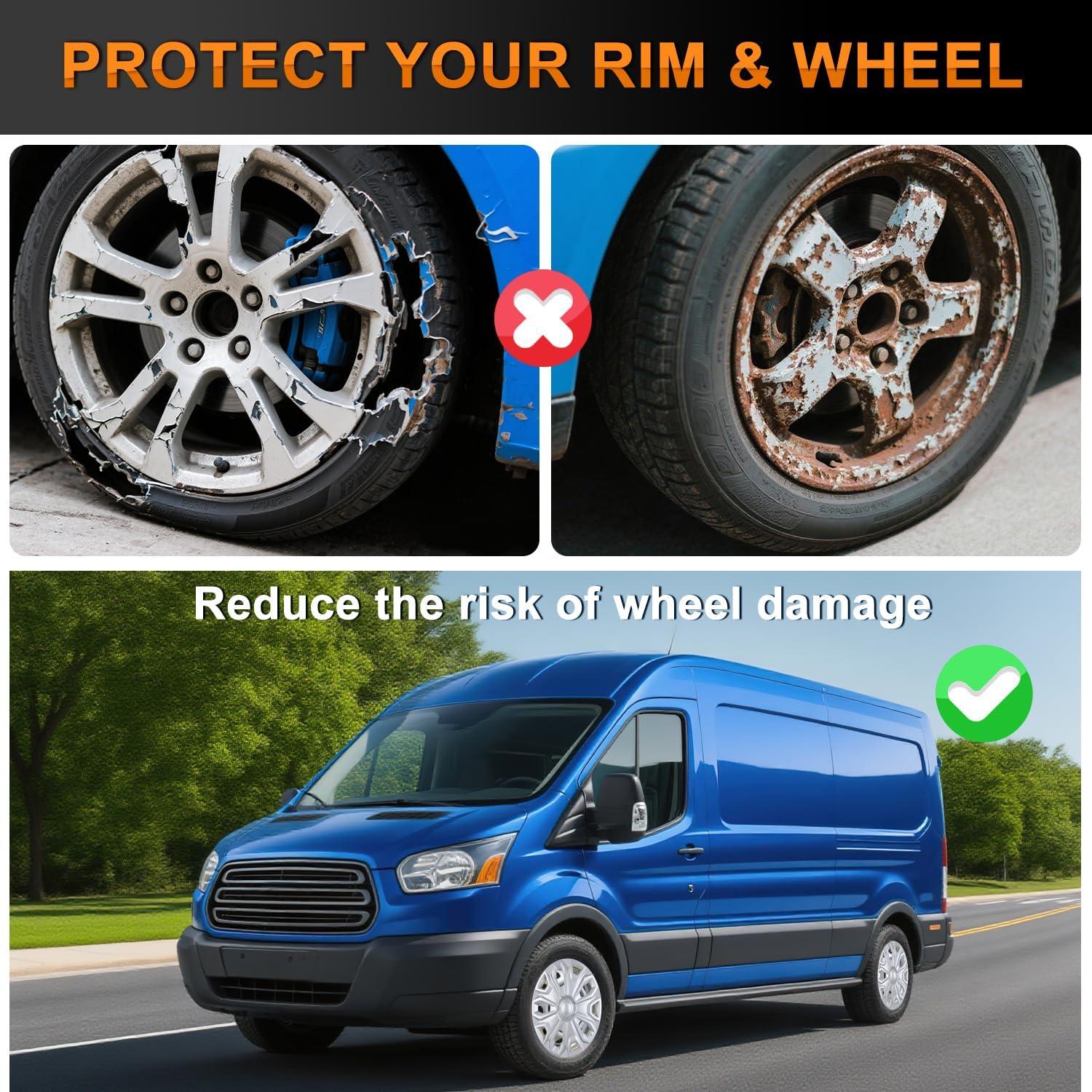 image:imageNilight Wheel Cover Hubcaps 19 Inch for Tesla Model Y Accessories 2021 2022 2023 2024 Tesla Model Y 19 Inch Hub caps Set of 4 Rim Protector Wheel Covers Replacement MultiSpoke Lines Style Matt BlackFor Ford Transit 20152025