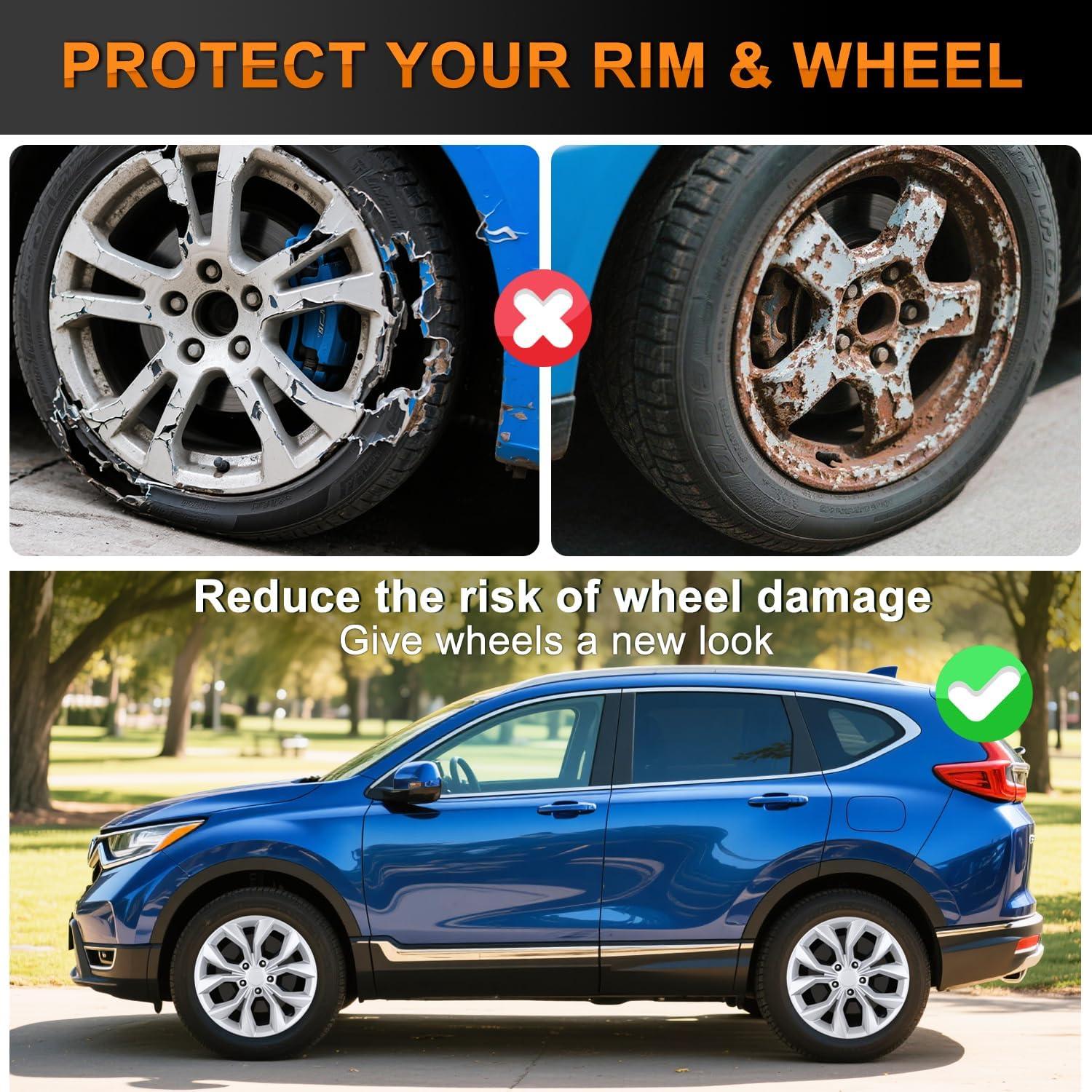 image:imageNilight Wheel Cover Hubcaps 19 Inch for Tesla Model Y Accessories 2021 2022 2023 2024 Tesla Model Y 19 Inch Hub caps Set of 4 Rim Protector Wheel Covers Replacement MultiSpoke Lines Style Matt BlackFor Honda CRV 20232025