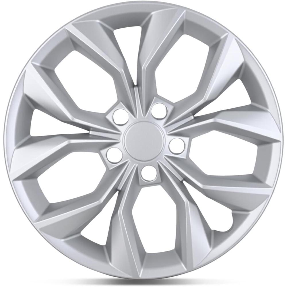 image:imageNilight Wheel Cover Hubcaps 19 Inch for Tesla Model Y Accessories 2021 2022 2023 2024 Tesla Model Y 19 Inch Hub caps Set of 4 Rim Protector Wheel Covers Replacement MultiSpoke Lines Style Matt BlackFor Honda CRV 20232025
