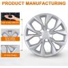 Nilight Wheel Cover Hubcaps 19 Inch for Tesla Model Y Accessories 2021 2022 2023 2024 Tesla Model Y 19 Inch Hub caps Set of 4 Rim Protector Wheel Covers Replacement Multi-Spoke Lines Style Matt Black(For Honda CRV 2023-2025)