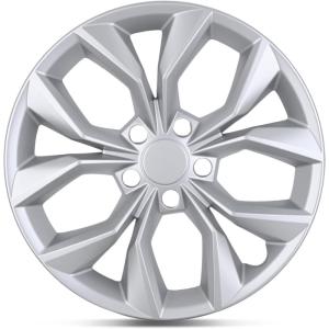 Nilight Wheel Cover Hubcaps 19 Inch for Tesla Model Y Accessories 2021 2022 2023 2024 Tesla Model Y 19 Inch Hub caps Set of 4 Rim Protector Wheel Covers Replacement Multi-Spoke Lines Style Matt Black(For Honda CRV 2023-2025)