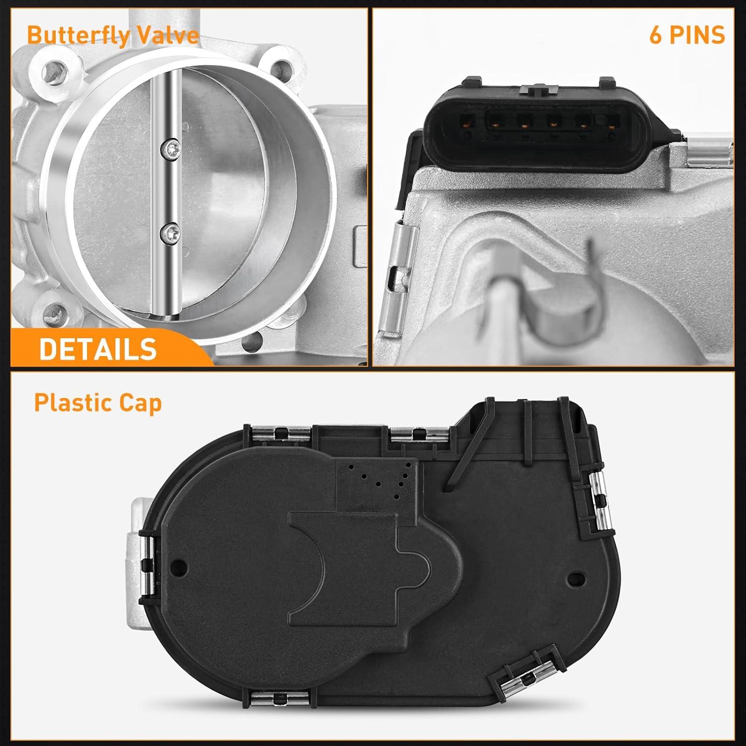 image:imageNilight Electronic Throttle Body fits for Volkswagen Vehicles Volkswagen Beetle Jetta 2007 2008 20092014 Golf 20102014 Passat 2012 2013 2014 Rabbit 2006 2007 2008 2009 07K133062A SKTB1303Chrysler 200 20012017 300 20112022 OE TB1163
