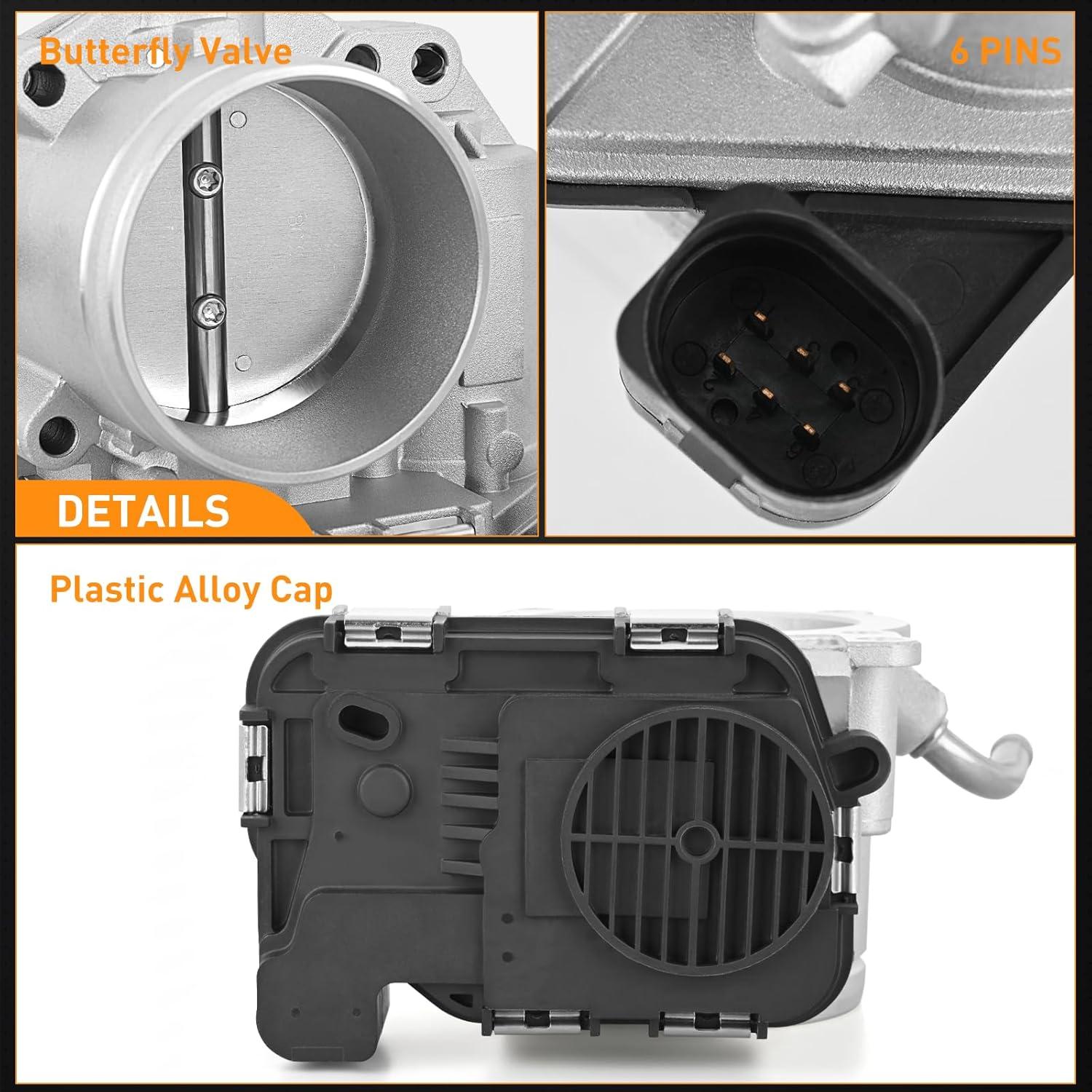 image:imageNilight Electronic Throttle Body fits for Volkswagen Vehicles Volkswagen Beetle Jetta 2007 2008 20092014 Golf 20102014 Passat 2012 2013 2014 Rabbit 2006 2007 2008 2009 07K133062A SKTB1303VW Beetle 20072014 Passat 20122014 OE TB1303