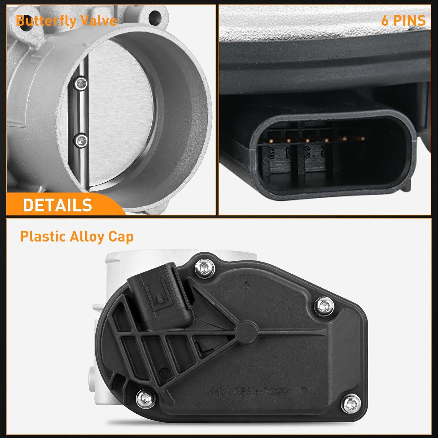 image:imageNilight Electronic Throttle Body fits for Volkswagen Vehicles Volkswagen Beetle Jetta 2007 2008 20092014 Golf 20102014 Passat 2012 2013 2014 Rabbit 2006 2007 2008 2009 07K133062A SKTB1303Ford F150 20112016 Transit 20152020OE TB1052