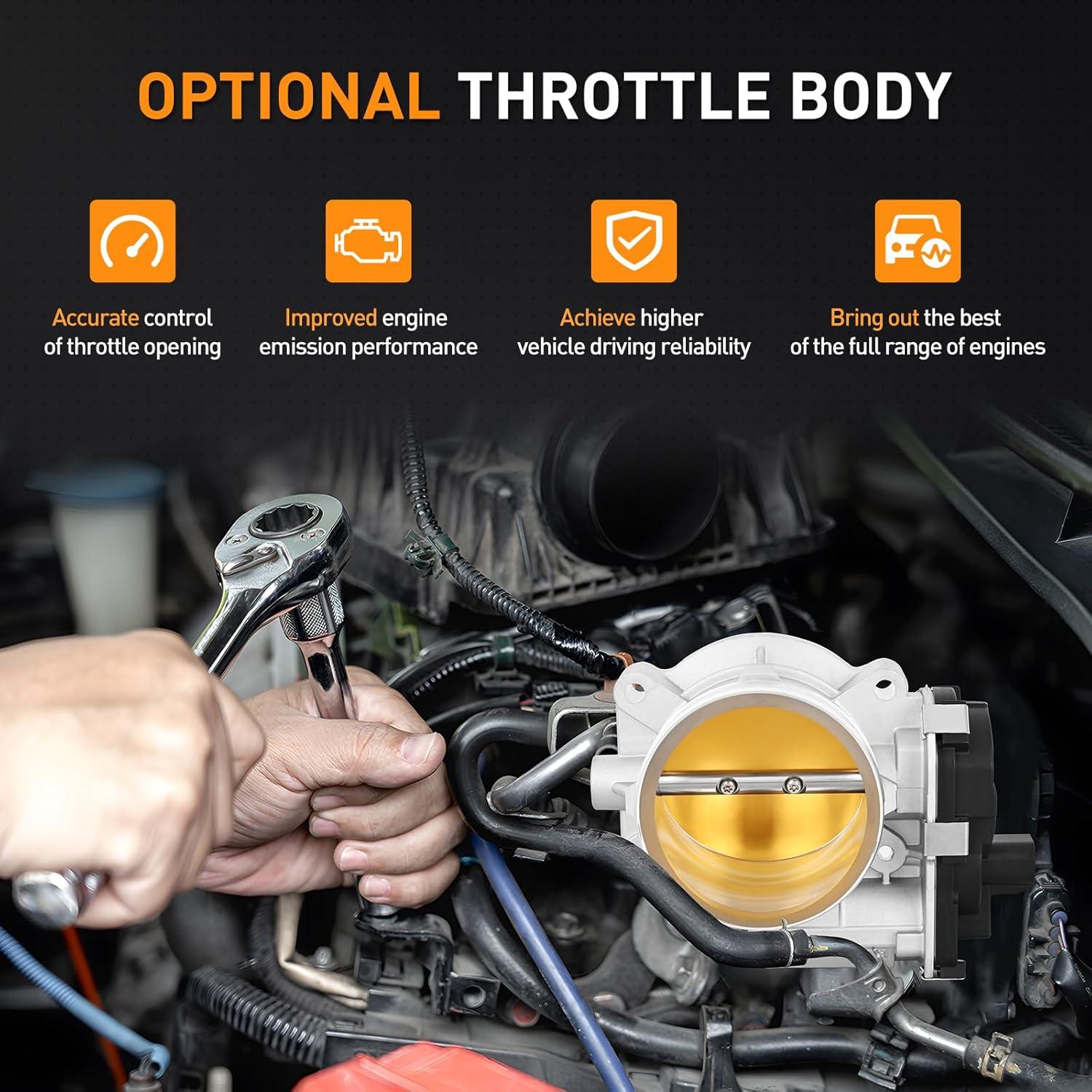 image:imageNilight Electronic Throttle Body fits for Volkswagen Vehicles Volkswagen Beetle Jetta 2007 2008 20092014 Golf 20102014 Passat 2012 2013 2014 Rabbit 2006 2007 2008 2009 07K133062A SKTB1303GMC Savana 150025003500 20092016 OE 12601387