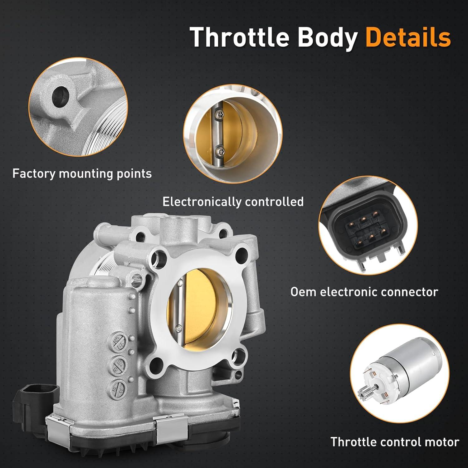 image:imageNilight Electronic Throttle Body fits for Volkswagen Vehicles Volkswagen Beetle Jetta 2007 2008 20092014 Golf 20102014 Passat 2012 2013 2014 Rabbit 2006 2007 2008 2009 07K133062A SKTB1303Buick Encore 20132019 Chevy Cruze OE TB1217