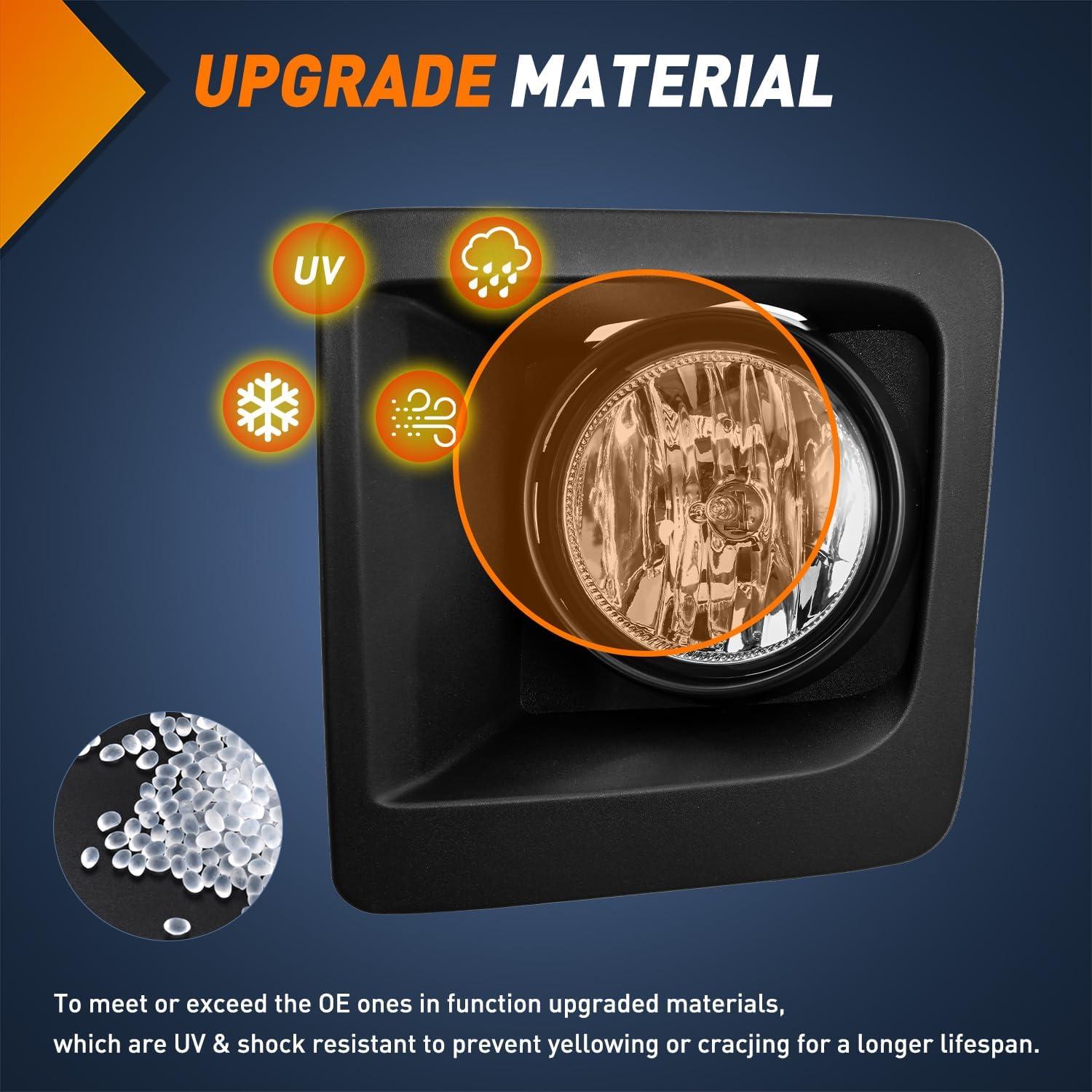image:imageNilight Fog Light Assembly Compatible with 1999 2000 2001 2002 GMC Sierra 1500 2500 20012002 Sierra 1500HD 2500HD 3500 20002006 Yukon Clear LensSierra 20142015 Clear