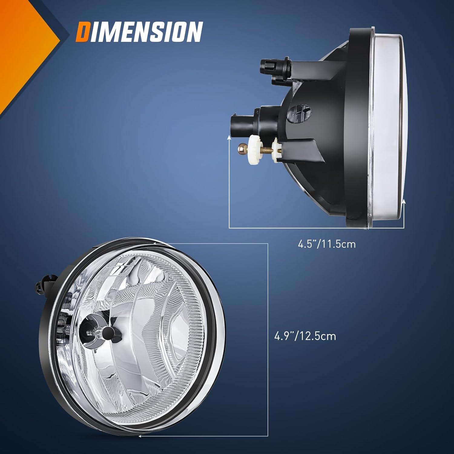 image:imageNilight Fog Light Assembly Compatible with 1999 2000 2001 2002 GMC Sierra 1500 2500 20012002 Sierra 1500HD 2500HD 3500 20002006 Yukon Clear LensSierra 20072014 Clear