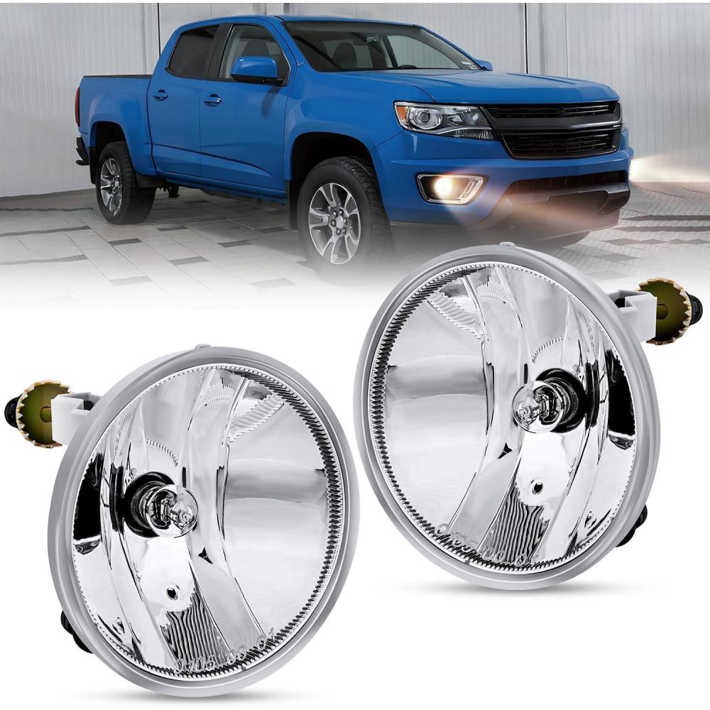 image:imageNilight Fog Light Assembly Compatible with 1999 2000 2001 2002 GMC Sierra 1500 2500 20012002 Sierra 1500HD 2500HD 3500 20002006 Yukon Clear LensBlack