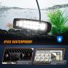 Nilight 6 Inch Purple LED Light Pods 2 PCS 60W Flood Spot Combo Beam Off Road Driving Decoration Neon Hunting Lighting for 12V 24V ATV UTV Pickup Truck Tractor(60W Led Pods 2Pcs White)
