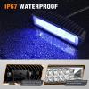 Nilight 6 Inch Purple LED Light Pods 2 PCS 60W Flood Spot Combo Beam Off Road Driving Decoration Neon Hunting Lighting for 12V 24V ATV UTV Pickup Truck Tractor(60W Led Pods 2Pcs Blue)
