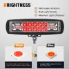 Nilight 6 Inch Purple LED Light Pods 2 PCS 60W Flood Spot Combo Beam Off Road Driving Decoration Neon Hunting Lighting for 12V 24V ATV UTV Pickup Truck Tractor(60W Led Pods 2Pcs Red)