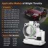 Nilight Electronic Throttle Body fits for Volkswagen Vehicles – Volkswagen Beetle Jetta 2007 2008 2009-2014, Golf 2010-2014, Passat 2012 2013 2014, Rabbit 2006 2007 2008 2009, # 07K-133-062A SKTB1303(Jeep Compass Patriot 2007-2017 | OE# TB1150)