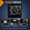 Nilight Fog Light Assembly Compatible with 1999 2000 2001 2002 GMC Sierra 1500 2500 2001-2002 Sierra 1500HD 2500HD 3500 2000-2006 Yukon Clear Lens(Sierra 2014-2015 Clear)