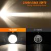 Nilight Fog Light Assembly Compatible with 1999 2000 2001 2002 GMC Sierra 1500 2500 2001-2002 Sierra 1500HD 2500HD 3500 2000-2006 Yukon Clear Lens(Sierra 2003-2006 Clear)