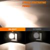 Nilight Fog Light Assembly Compatible with 1999 2000 2001 2002 GMC Sierra 1500 2500 2001-2002 Sierra 1500HD 2500HD 3500 2000-2006 Yukon Clear Lens(Sierra 2014-2015 Clear)