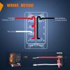Nilight UTV Reverse Lights Rocker Switch On Off 5 PIN SPST LED Light Bar Switches with Orange Backlit 12V 24V Toggle with Jumper Wires Set for ATVs UTVs Cars Trucks RVs(High Low Beam 6PIN)