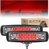60W Led Pods 2Pcs Red