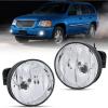 Nilight Fog Light Assembly Compatible with 1999 2000 2001 2002 GMC Sierra 1500 2500 2001-2002 Sierra 1500HD 2500HD 3500 2000-2006 Yukon Clear Lens(GMC Envoy 2002-2009 Clear)