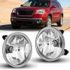 Nilight Fog Light Assembly Compatible with 1999 2000 2001 2002 GMC Sierra 1500 2500 2001-2002 Sierra 1500HD 2500HD 3500 2000-2006 Yukon Clear Lens(Suburban & Yukon 2007-2014)
