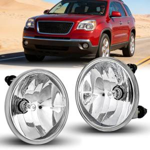 Nilight Fog Light Assembly Compatible with 1999 2000 2001 2002 GMC Sierra 1500 2500 2001-2002 Sierra 1500HD 2500HD 3500 2000-2006 Yukon Clear Lens(Suburban & Yukon 2007-2014)
