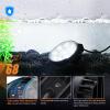 Nilight 2 PCS 4 Inch LED Pods Round 3370LM Built-in EMC 90°Flood Beam Angle Offroad Driving Lights Side Rear Back-Up Light for Tractor Truck Motorcycle Boat ATV UTV(2Pcs 4Inch Led Pods Round)