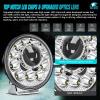 Nilight Led Offroad Lights 2PCS 4Inch 10LED Round Driving Light Spot White Beam Super Bright with 16AWG Wiring Harness Kit for Truck Pickup SUV ATV UTV Motorcycle 4×4 Car(5.75Inch 12Led Light Pods +Wiring Kit)