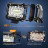 Nilight Led Pods 4Inch 60W Flood Spot Combo Off Road Driving Fog Light Bar Work Lighting for Truck Tractor Pickup Boat SUV ATV UTV 4WD Car 4×4 Van Camper Motorcycle Dirt Bike Golf Cart 12V 24V