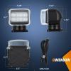 Nilight Magnetic Marine Boat Light Remote Control LED Spotlight 50W 4800LM 12V-24V 360° Rotating for Yachts Truck SUV UTV Tractors Offroad Hunting Search