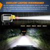 Nilight Magnetic Marine Boat Light Remote Control LED Spotlight 50W 4800LM 12V-24V 360° Rotating for Yachts Truck SUV UTV Tractors Offroad Hunting Search