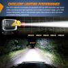 Nilight Magnetic Marine Boat Light Remote Control LED Spotlight 60W 5000LM 12V-24V 360° Rotating for Yachts Truck SUV UTV Tractors Offroad Hunting Search