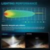 Nilight Motorcycle LED Pods 2 PCS 4.5 Inch 30 W Flood Beam Square Driving Work Offroad Side Ditch Lights Built-in EMC for Tractor Truck Motorbike Boat ATV(2Inch 4Led Light Pods)