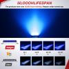 Nilight Slim LED Light Bar 2Pcs 7 Inch 16LED Single Row Spot Flood Combo Blue Off Road Driving Fog Fishing Hunting Emergency Safety Signal Lighting for 12V 24V ATV UTV Pickup Truck Tractor Boat(Blue 7Inch 16LED 2Pcs)