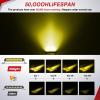 Nilight Slim LED Light Bar 2Pcs 7 Inch 16LED Single Row Spot Flood Combo Blue Off Road Driving Fog Fishing Hunting Emergency Safety Signal Lighting for 12V 24V ATV UTV Pickup Truck Tractor Boat(Yellow 7Inch 16LED 2Pcs)