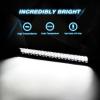Nilight 20Inch 126W Spot Flood Combo LED Light Bars Off Road Driving Fog Lights With Off-Road Light Mounting Bracket Horizontal Bar Tube Clamp, 2 Years Warranty