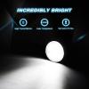 Nilight LED Light Bar 2PCS 4.5Inch 27W Flood Driving Fog Light With 12V 5Pin Rocker Switch 16AWG Wiring Harness Kit-2 Lead , 2 Years Warranty