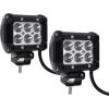 Nilight – 18001S-D 4PCS 4Inch 36W Triple Row Spot LED Light Bar 3600LM Driving Lights Fog Light Led Off Road Lights for Trucks Jeep UTV ATV Marine Boat
