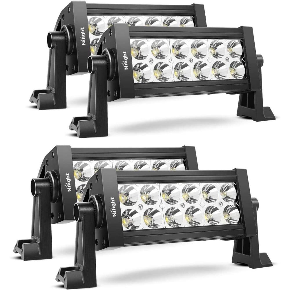 image:imageNilight 10001SD 4PCS 75 Inch 36W Spot Bar Offroad LED Lighting for Jeep Truck ATV UTV SUV 2 Years Warranty