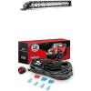 Nilight LED Light Bar 17Inch 80W Spot Flood Combo Led Off Road Lights With 12V 16AWG Wiring Harness Kit-2 Lead, 2 Years Warranty