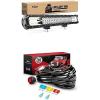 Nilight LED Light Bar 26Inch 297W Spot Flood Combo Led Off Road Lights with 12V 14AWG Wiring Harness Kit-1 Lead, 2 Years Warranty