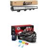 Nilight LED Light Bar 36Inch 252W Spot Flood Combo Led Off Road Lights with 12V 5Pin Rocker Switch 14AWG Wiring Harness Kit-1 Lead, 2 Years Warranty