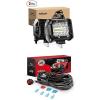 Nilight Led Pods 2PCS 4Inch 60W Spot Flood Combo LED Light Bar Led Off Road Lights with 12V 16AWG Wiring Harness Kit-2 Lead, 2 Years Warranty