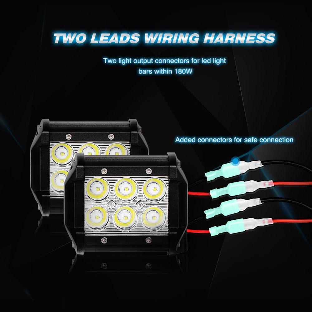 image:imageNilight LED Light Bar 23Inch 297W Triple Row 29700LM Flood Spot Combo Led Off Road Lights With 12V 5Pin Rocker Switch 16AWG Wiring Harness Kit2 Lead 2 Years Warranty