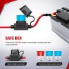 Nilight LED Light Bar 2PCS 18W Flood Led Pods Led Off Road Lights with 12V 16AWG Wiring Harness Kit-2 Lead, 2 Years Warranty