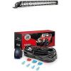 Nilight LED Light Bar 21Inch 100W Spot Flood Combo Led Off Road Lights with 12V 5Pin Rocker Switch 16AWG Wiring Harness Kit-2 Lead, 2 Years Warranty