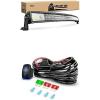 Nilight LED Light Bar 50Inch 783W Spot Flood Combo Led Off Road Lights with 12V 5Pin Rocker Switch 12AWG Wiring Harness Kit-1 Lead, 2 Years Warranty