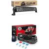 Nilight LED Light Bar 22Inch 120W Led Off Road Lights Spot Flood Combo with 12V 5Pin Rocker Switch 16AWG Wiring Harness Kit-2 Lead, 2 Years Warranty